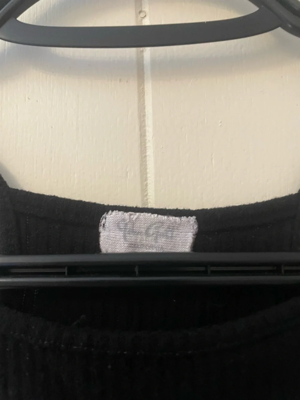 Brandy Melville Black Ribbed Halter Tank - Picture 2 of 3